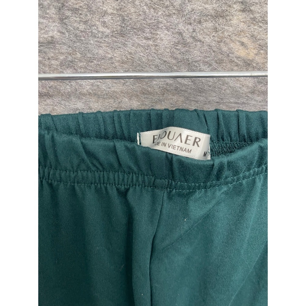 Ekouaer Womens Pajama Set Green Short Sleeve Button Down Pants Loungewear Medium - Picture 12 of 14